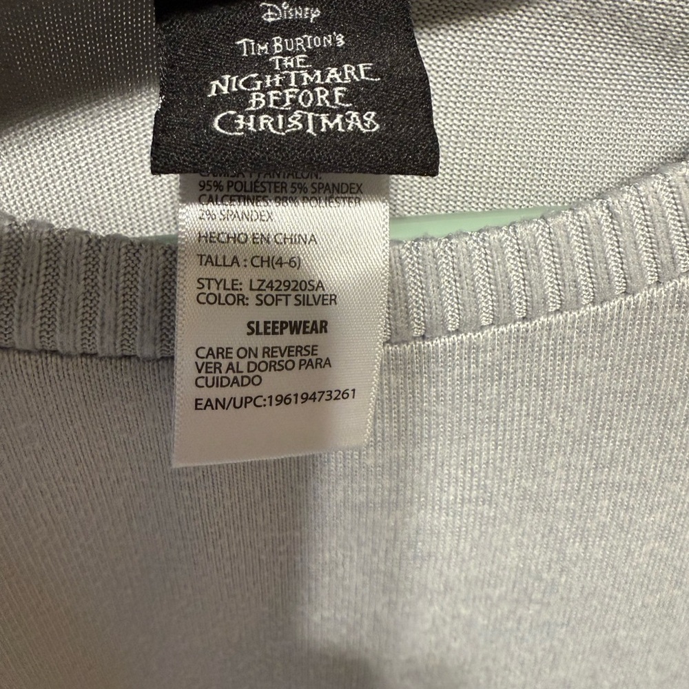 Nightmare Before Christmas Pj set small Disney - Picture 2 of 5